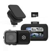 YADA BEON PLUS 1080P Dash Cam Body Cam 2-in-1, Voice Control Enabled, App Compatible for Wireless Video Access, 680mAh Battery, BEON1BK