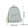 thumbnail image 3 of CUZIBR Sprinkle Ice Cream Print Backpack For Teen Girls Casual Lightweight Student School Backpack Travel Daypack With Multiple Pockets, 3 of 4