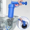 NEW Pressure Pump Cleaner Unclogs Toilet Hand Powered Plunger Set