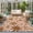 Terracotta, Rust, variant on Round Rugs 5Ft, Lime Green Round Area Rug Washable Indoor Throw Carpet, Jungle Palm Trees Coconut Palms Exotic Ferns Soft Non Slip Circle Rug for Cabinet Bathroom Home Decor Aesthetic