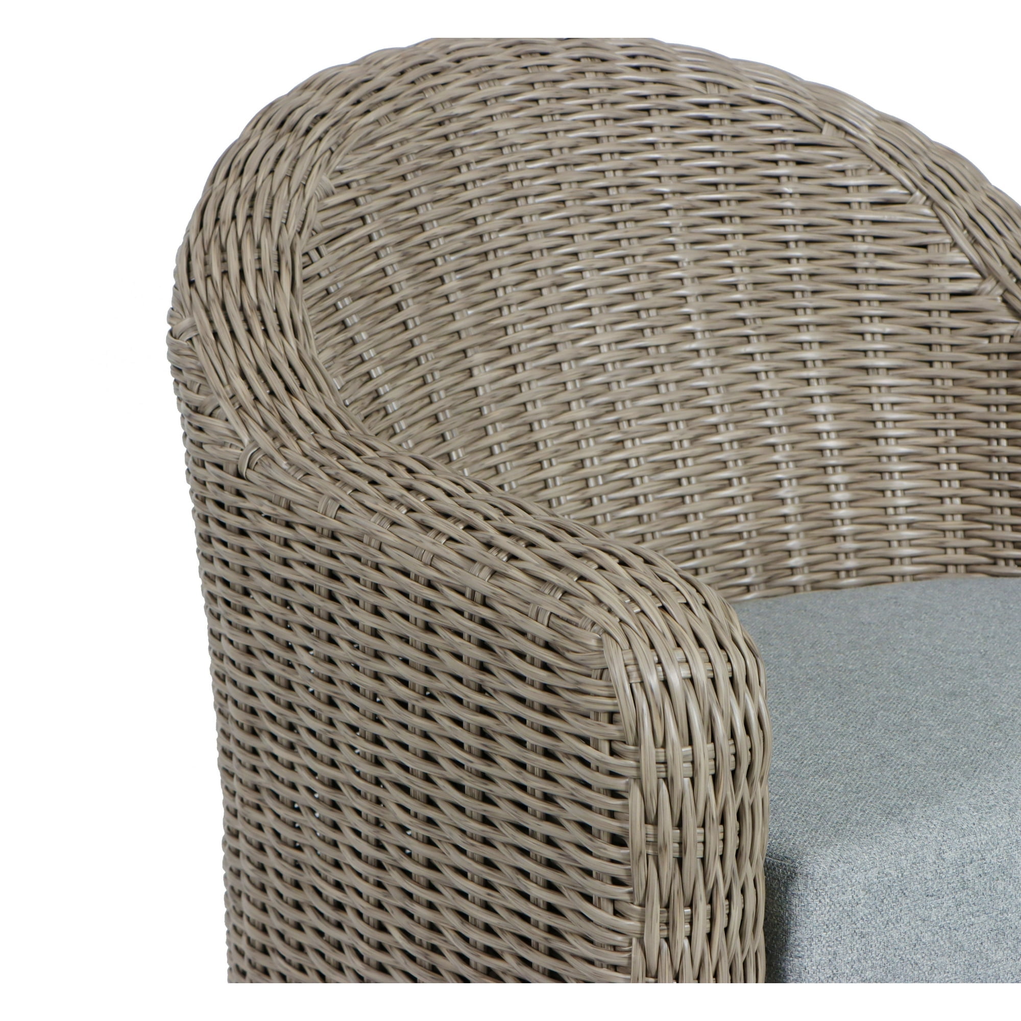 Better Homes & Gardens Bellamy Wicker Outdoor Swivel Lounge Chair with Cushion and Protective Cover, Grey