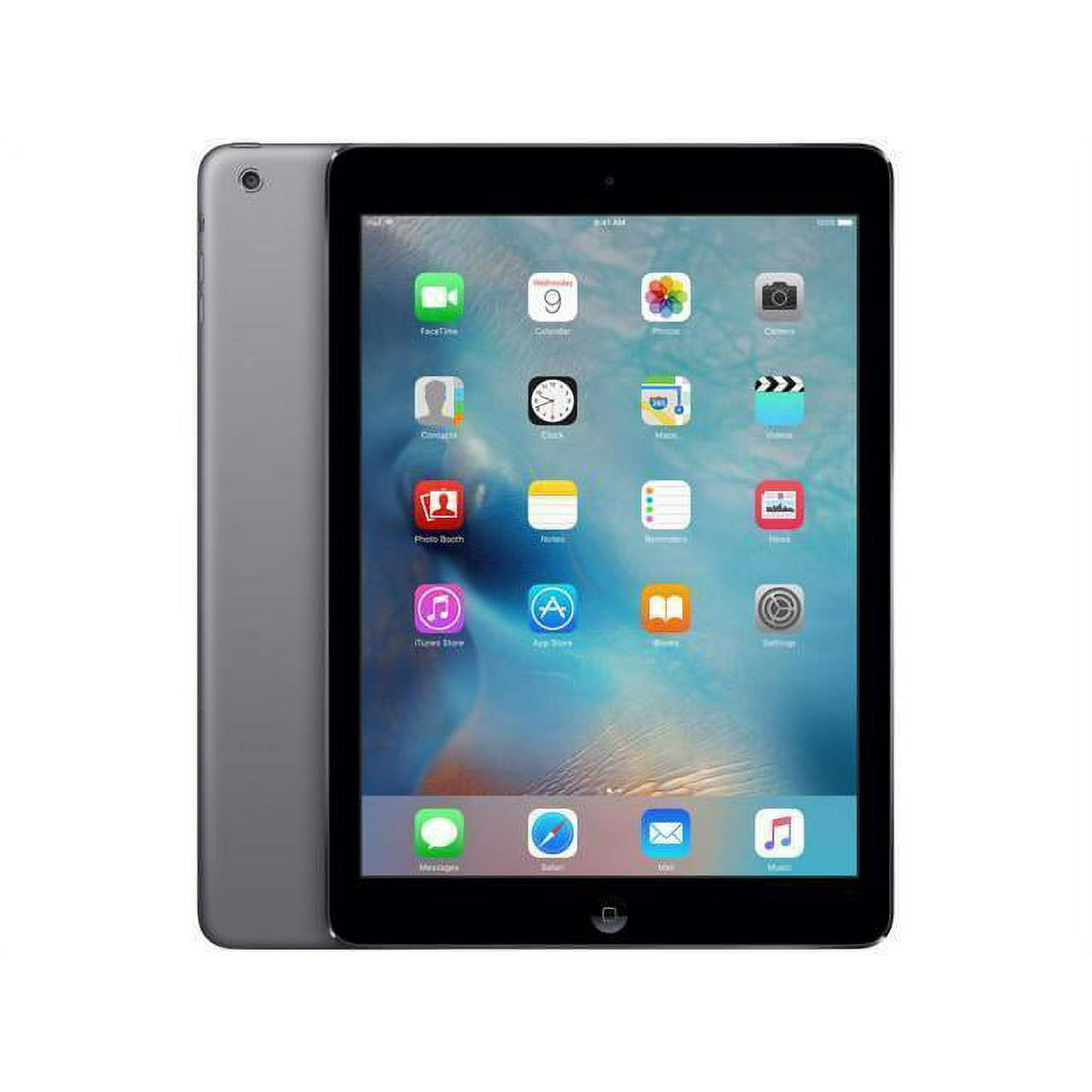 Restored Apple iPad Air A1475 (WiFi + Cellular Unlocked) 16GB Space Gray  Bundle w/ Case, Bluetooth Headset, Tempered Glass, Stylus, Charger