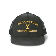 Yellowstone Mens Adjustable Snapback Trucker Hat, One Size