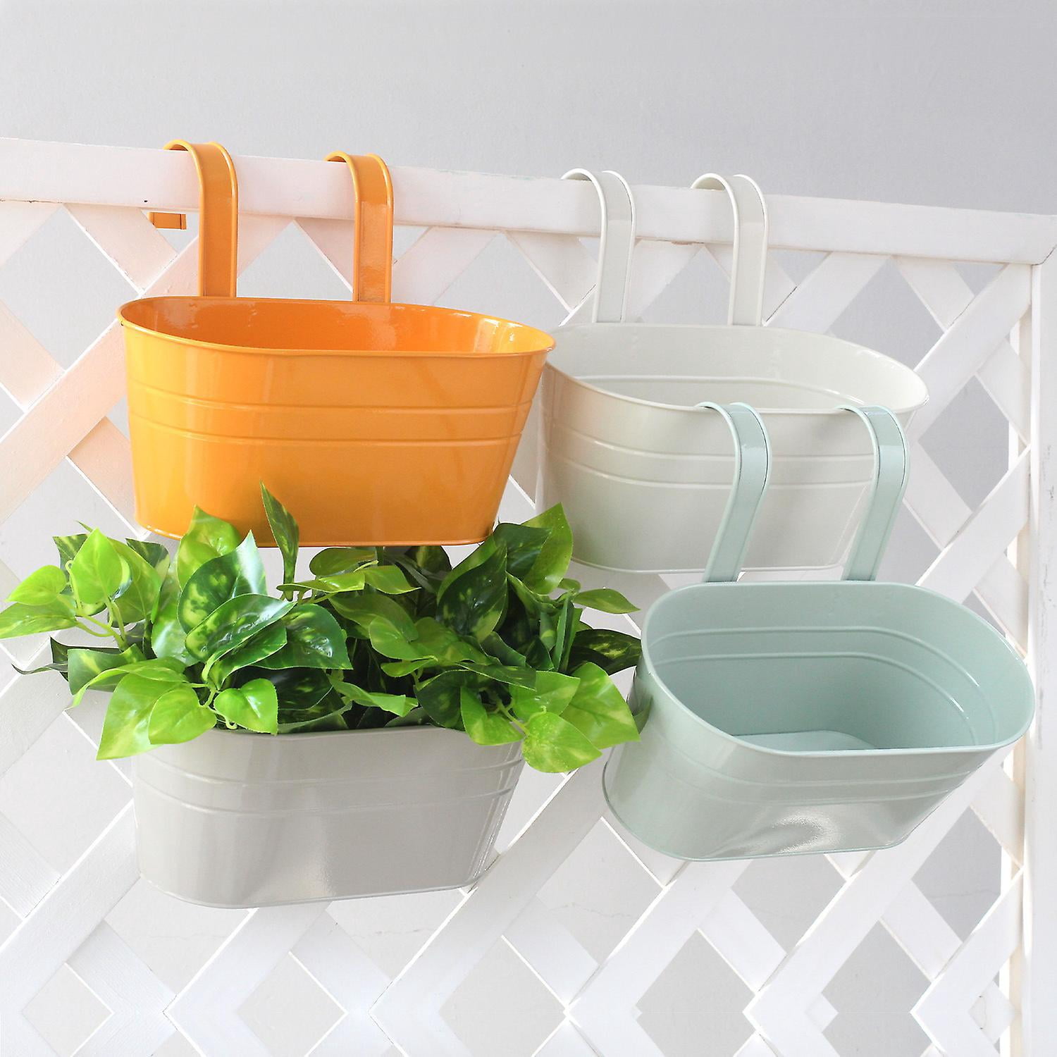 Macetero Grande Maceta De Metal Retro Vintage Para Jardín, Balcón, Patio,  Florero De Plantas, Muebl Para El Hogar, Maceta De Flor Blanca, Adornos  Decorativos - AliExprs Jardineras Exterior Grandes, image size:1500x1500