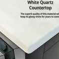 thumbnail image 6 of 30 In. W X 22 D Dark Grey Bath Cabinet, White Quartz Top & Faucet - Modern And Fashionable 30" 22" Vanity, Elegant Appearance, 6 of 7