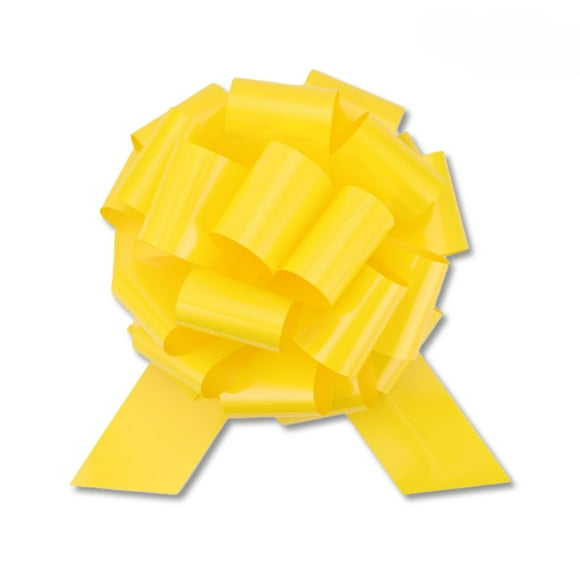 Lazo de regalo HCHENBOW, grande, 30,5 cm, 2 unidades, amarillo