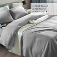 thumbnail image 2 of Juego de sábanas SONORO KATE Super Soft Microfiber 1800TC Grey, 2 of 7