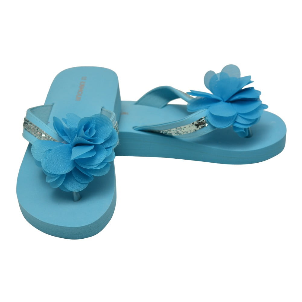 girls foam sandals