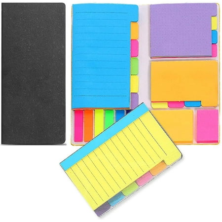 2 Pack Sticky Notes Set, Multicolored Self-stick Prioritize Note Pads ...