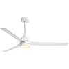 White Ceiling Fan with Remote Control