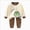 B53-Brown, variant on Girls Pajamas Kids Pjs Set Soft Cozy Long Sleeve Top and Pants Stretchy Girls' Sleepwear,holiday 6-12 Months 12-24 Months 2t 3t 4t 5t 6t 7t 8t 9t Children Brown 3-4 Years