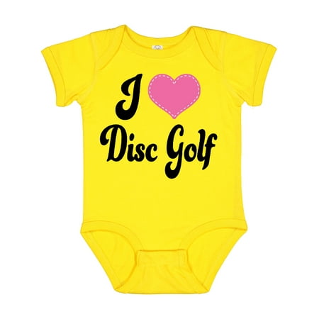 

Inktastic I Love Disc Golf Gift Baby Boy or Baby Girl Bodysuit