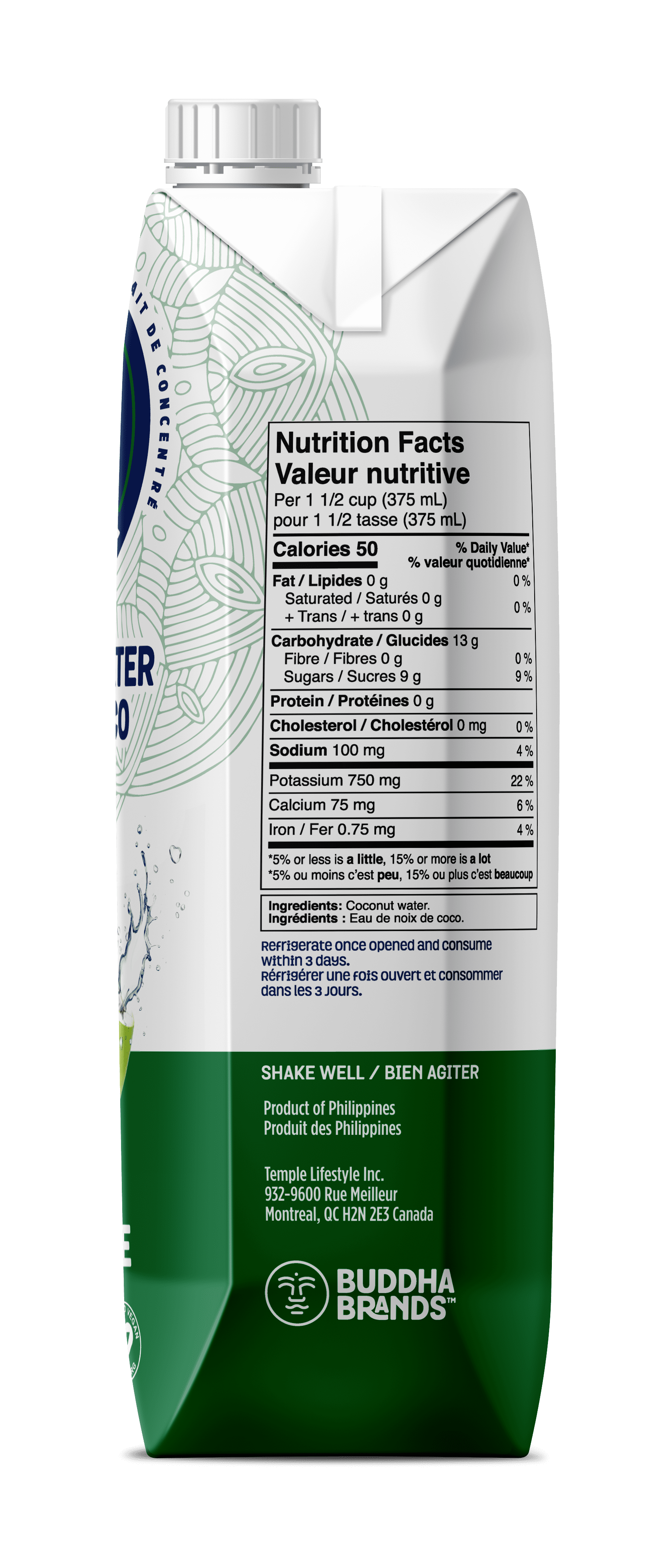 Thirsty Buddha Classic Coconut Water 1L