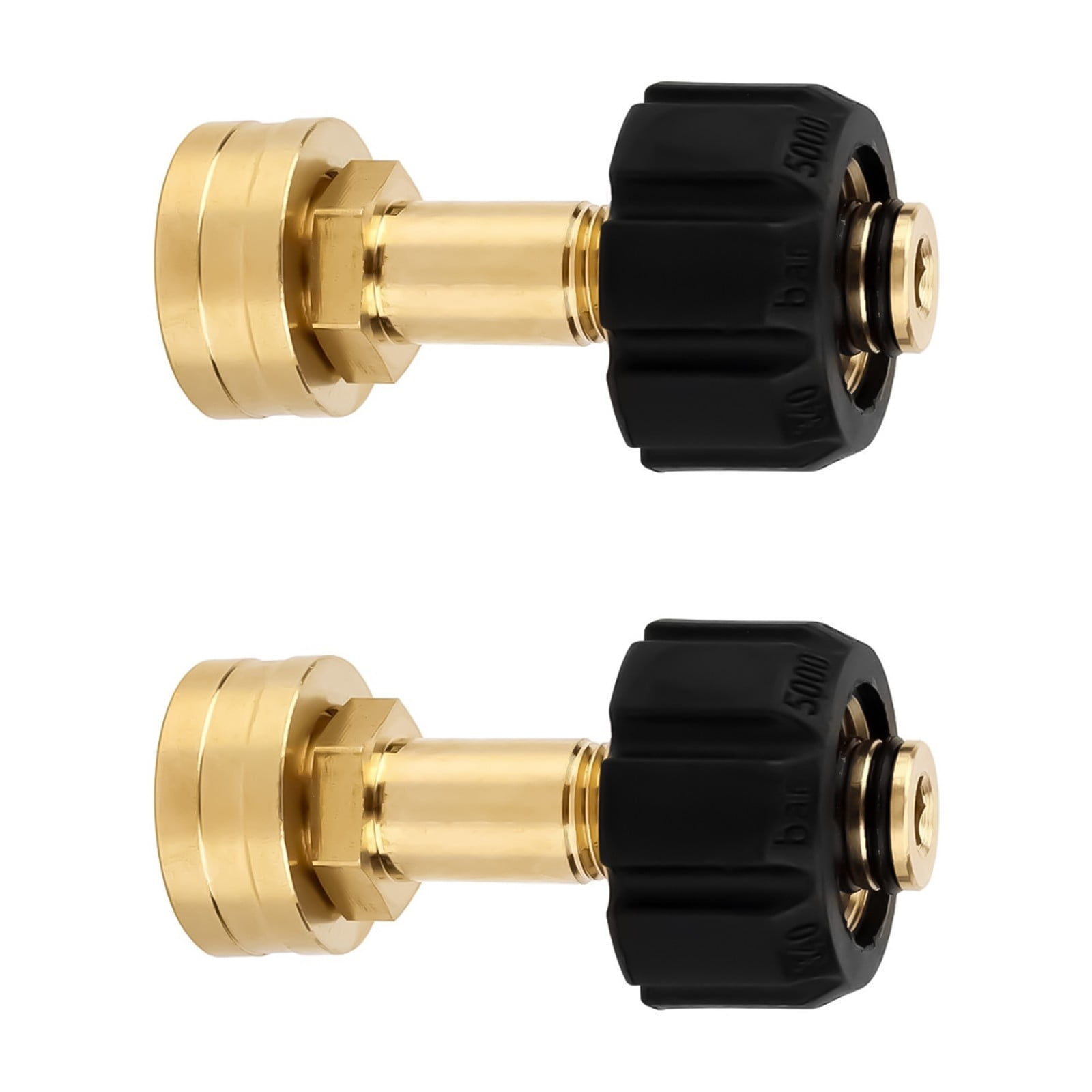 Industrial Strength 3/4In Female Threaded Quick Connects Adapter M22-14mm Copper Fitting For High Pressure Hose Systems