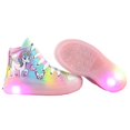 thumbnail image 5 of Tenis Niña Luces Led Botas Botin Moda Colores y Unicornio Urbano SCAPE M-345 LED UNIC TRANY BCO 21 cm., 5 of 5