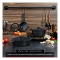 thumbnail image 3 of Olla Cacerola de Aluminio con Revestimiento Antiadherente Libre de PFOA Cookify (Color Negro, 24 cm), 3 of 7