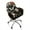 Butterfly Moon Daisy, variant on Whosucclay Tropical Palm Leaf Print Swivel Armchair Accent Dining Chair Cover for Office, Stretch Curved Back Chair Covers with Arms Removable Office Desk Chair Sliopcover Living Room, Vanity