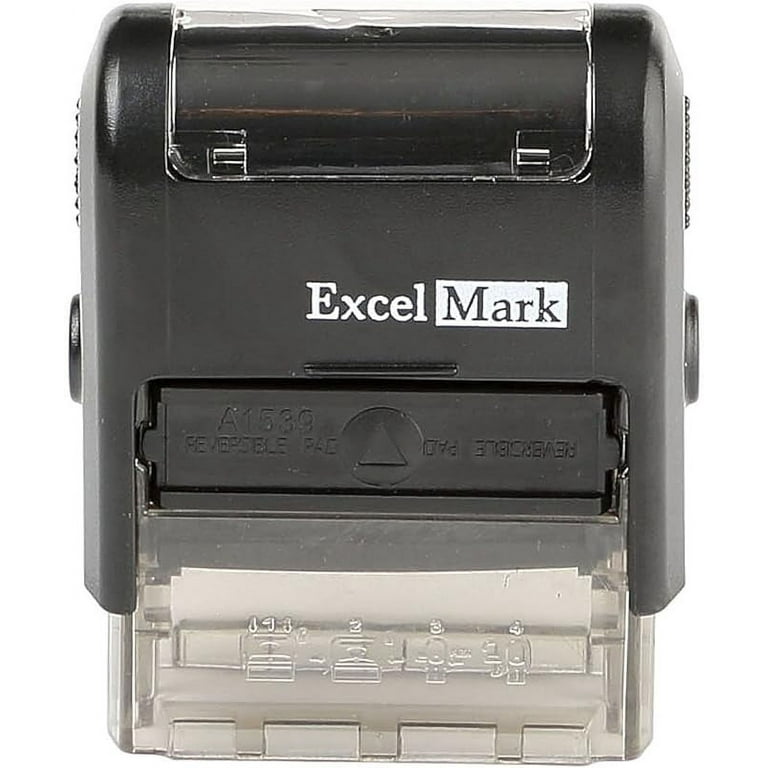 TIME SENSITIVE Self Inking Rubber Stamp - Red Ink (ExcelMark