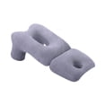 thumbnail image 2 of Almohada facial, almohada de apoyo para el cuello, almohada para acostarse, almohada de masaje multiusos para Púrpura, 2 of 9
