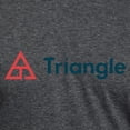 thumbnail image 3 of CafePress - Triangle Horizontal T Shirt - Mens Tri-blend T-Shirt, 3 of 4