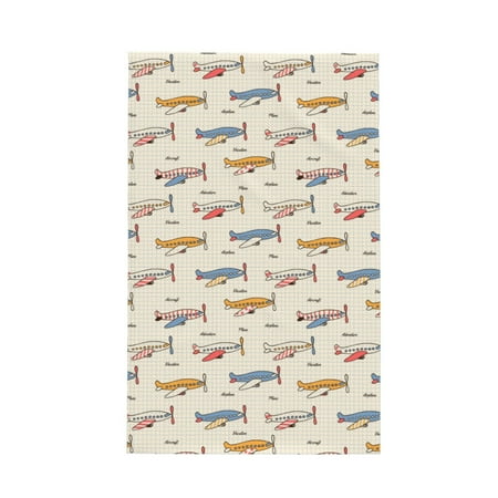 

Matuu Striped Vintage Planes for Waffle Kitchen Towel Dish Towels Hand Towels for Kitchen 16 X 26 Inches
