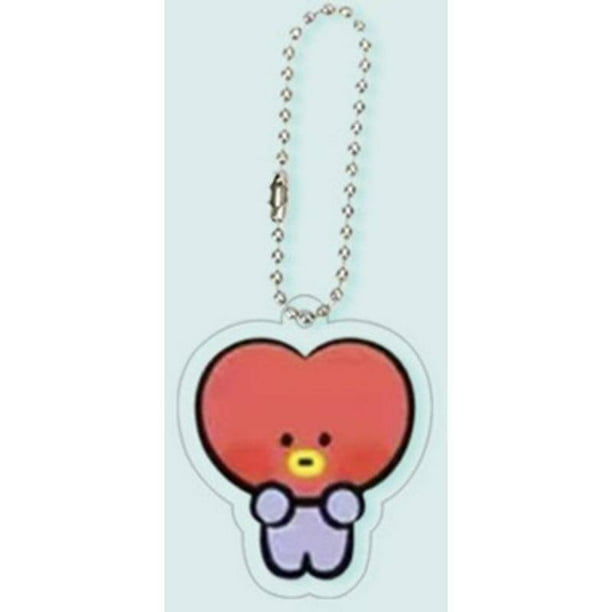 Kpop BTS BT21 Llavero Figuras Cosplay minini Acrílico Fans Regalos De Navidad CHIMMY COOKY KOYA MANG RJ SHOOKY TATA