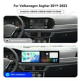 thumbnail image 4 of SNATEEN Dual 10.1 inch Carplay Screen/Radio/Multimedia Player for Volkswagen Sagitar 2023 Universal Car Navigation/GPS Upgrade Headunit Android Display 1080P Touch Screen Receiver Replace System, 4 of 15