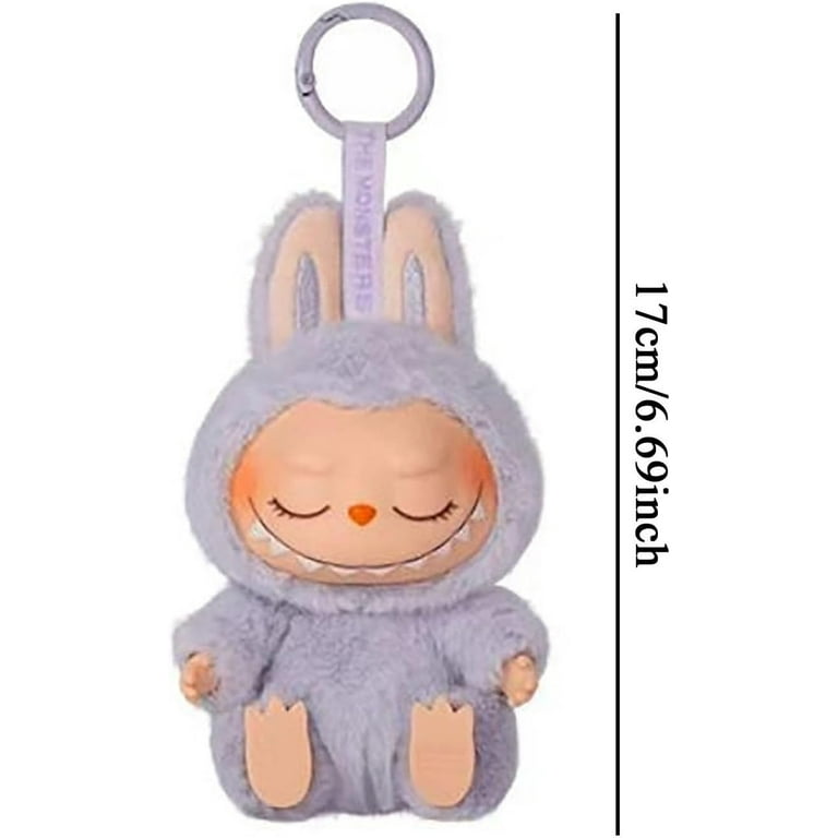 POP MART Labubu Plush Keychain, The Monsters Labubu Plush Figure Doll Keychains, Labubu Collectible Figures Toys, 6.7Inch Labubu Plushies Toy Keychain POP MART Labubu Plush Keychain, The Monsters Labubu Plush Figure Doll Keychains, Labubu Collectible Figures Toys, 6.7Inch Labubu Plushies Toy Keychain