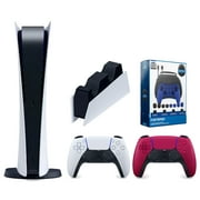 Sony Digital Edition Playstation 5 825GB with Extra Red Controller