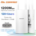 thumbnail image 2 of Puerto Gigabit EW72V2 1200Mbps Banda dual 5Ghz Alta potencia Punto de acceso exterior Enrutador wifi para calles y parques Antena Punto de acceso wifi Estación base, 2 of 4