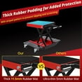 thumbnail image 5 of Pinypikaka Motorcycle Scissor Lift Jack with Casters, Wide Deck Motorcycle Center Scissor Lift Jack, Safety Pins, Center Lift Crank Bracket, 1100 Lbs Capacity for Motorcycles, Atvs, Dirt Bikes, 5 of 8