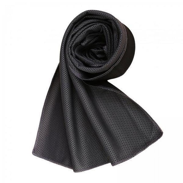 2x Toalla Fresca Toalla para El Sudor Envoltura para El Cuello Toalla Fría 30x90cm Toalla de Enfriamiento Suave Y Transpirable Toalla de Hielo para Yo 2 piezas