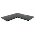 thumbnail image 5 of 220mm Acrylic Safety Corner Wall Shelves Floating Shelves Bedroom Bathroom Black, 5 of 6