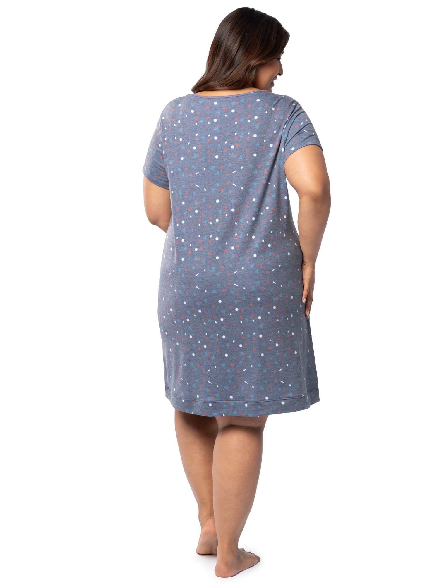 Fruit of the Loom Women's Soft and Breathable Pajama Sleepshirt, Sizes S-5X