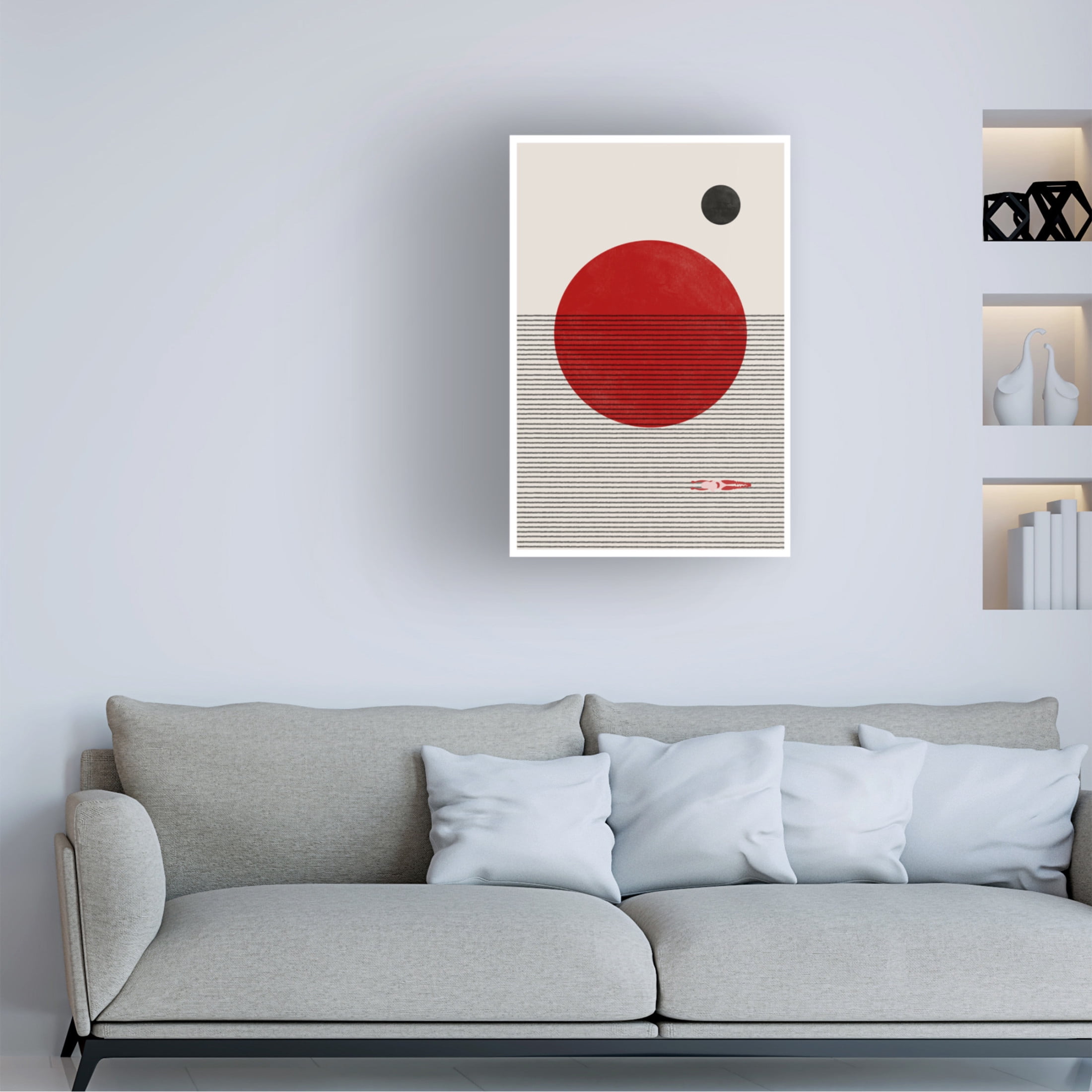 Trademark Fine Art THE MIUUS STUDIO Swimming To You Canvas Wall Art