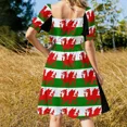 thumbnail image 4 of Welsh flag Sleeveless Dress Casual dresses wedding dresses for parties, 4 of 6