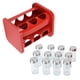 thumbnail image 5 of Especiero Giratorio de Acero Inoxidable para Encimera Almacenamiento Conveniente Mucho Espacio con Vidrio y Base con Cerradura para Botellas de ANGGREK  Otros, 5 of 8