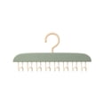 thumbnail image 1 of Birdeem Wall Mounted Clothes Rack, 8 Hook Hanger for Dorm Room, Space Saving Wave Design for Bras, Tank Tops, and Delicates, No-Mark Storage Organizer for Bedroom and Bathroom, 1 of 7