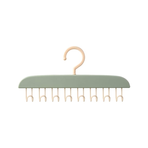 8-Hook Clothes Rack, Underwear Tank Top Strapless Bra Hanger, Wave-Shaped Home And Dorm Hooks No-Mark Drying Rack