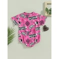 thumbnail image 4 of TSEXIEFOOFU Baby Boy Romper, Short Sleeve Round Neck Bull Print Casual Spring Summer Jumpsuit with Crotch Buttons, 4 of 8