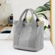 thumbnail image 4 of Bolso tote de lona con correa cruzada – Bolso de hombro ligero con múltiples bolsillos para mujer, ideal para el día a día, el trabajo o las compras, con un compartimento espacioso y confecciona, 4 of 6