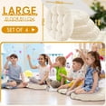 thumbnail image 2 of 4 Pcs Floor Pillows Cushions 22 x 22 Inch Round Square Large Meditation Floor Pillow for Adults Meditation Cushion for Seating Gift Christmas(Beige,Round), 2 of 6