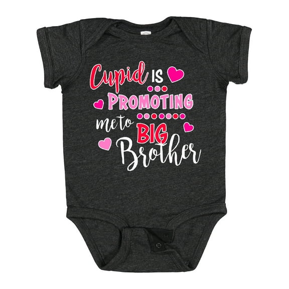 Inktastic Cupid is Promoting Me to Big Brother Boys Baby Bodysuit