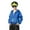 Blue, variant on NOKIO Boys Girls Sun Protection Zip Front Hoodie Jacket, UPF 50 Long Sleeve Cooling T-Shirts Running Fishing Hiking Toddler Kids Boys Girls Lightweight Summer Breathable Outwear