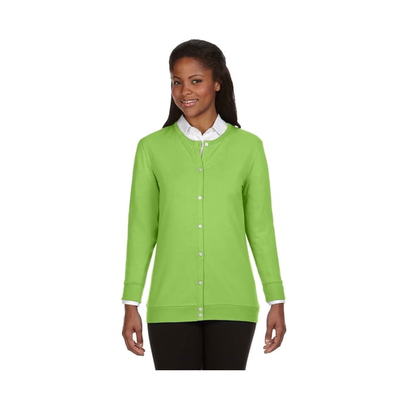 Devon & Jones Women's Perfect Fit Ribbon Cardigan, Style DP181W