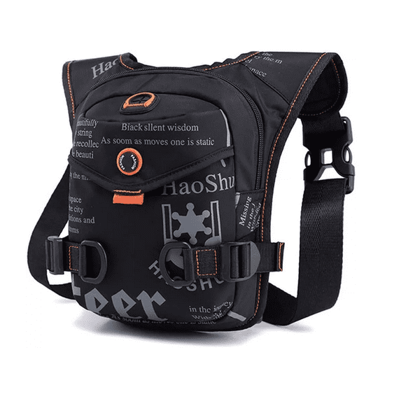 Mochila Piernera Pechera Hombre Nailon Impermeable