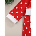 thumbnail image 6 of Qmyliery Christmas Baby Girls Boys Romper, Round Collar Footed Jumpsuit Gift, 6 of 8