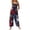 Red, variant on 4th of July Jumpsuits for Women American Flag Plus Size Sleeveless Red White Blue Rompers 1776 250th Year Wide Leg Patriotic Long Pants with Pockets Red S
