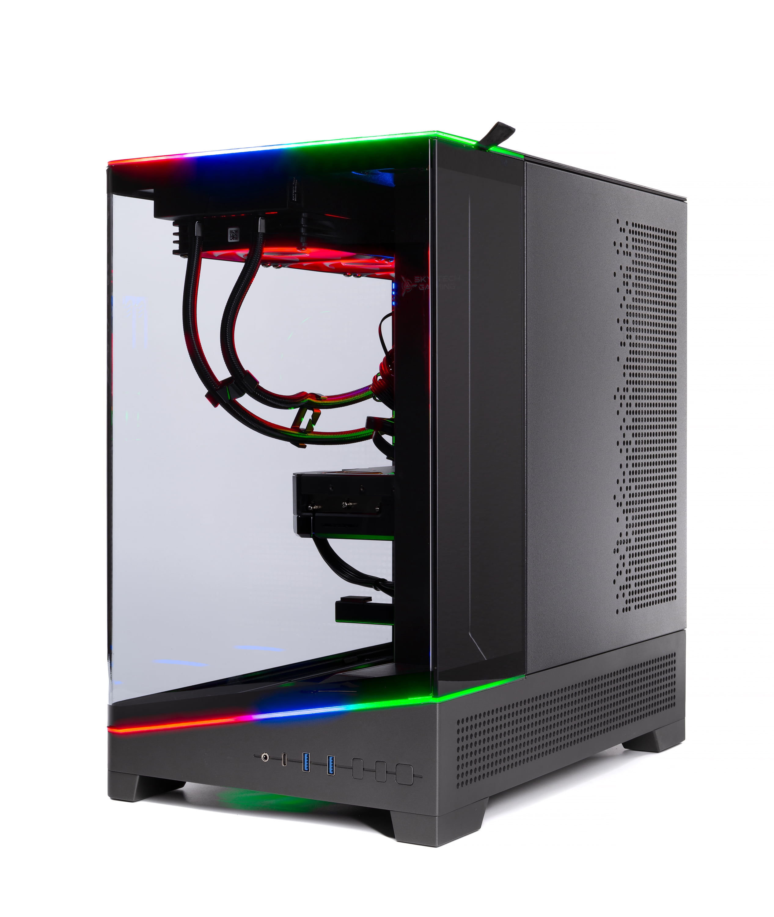 Skytech Gaming Harpy Gaming PC, AMD Ryzen 7 7800X3D 4.2GHz, NVIDIA RTX 5070 12GB VRAM, 1TB Gen4 NVMe SSD, 32GB DDR5 RAM 6000, 850W GOLD ATX 3 PSU, 360 ARGB AIO , WI-FI 5, Windows 11, Desktop