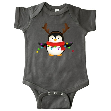 

Inktastic Penguin Xmas Gift Baby Boy or Baby Girl Bodysuit